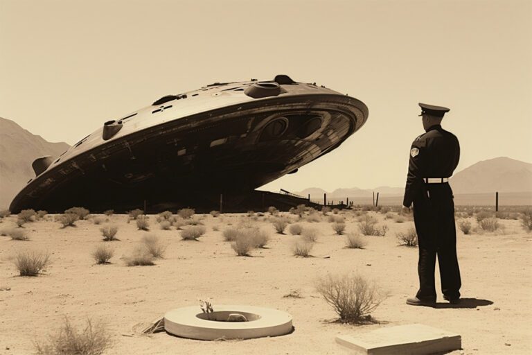 crashed UFO